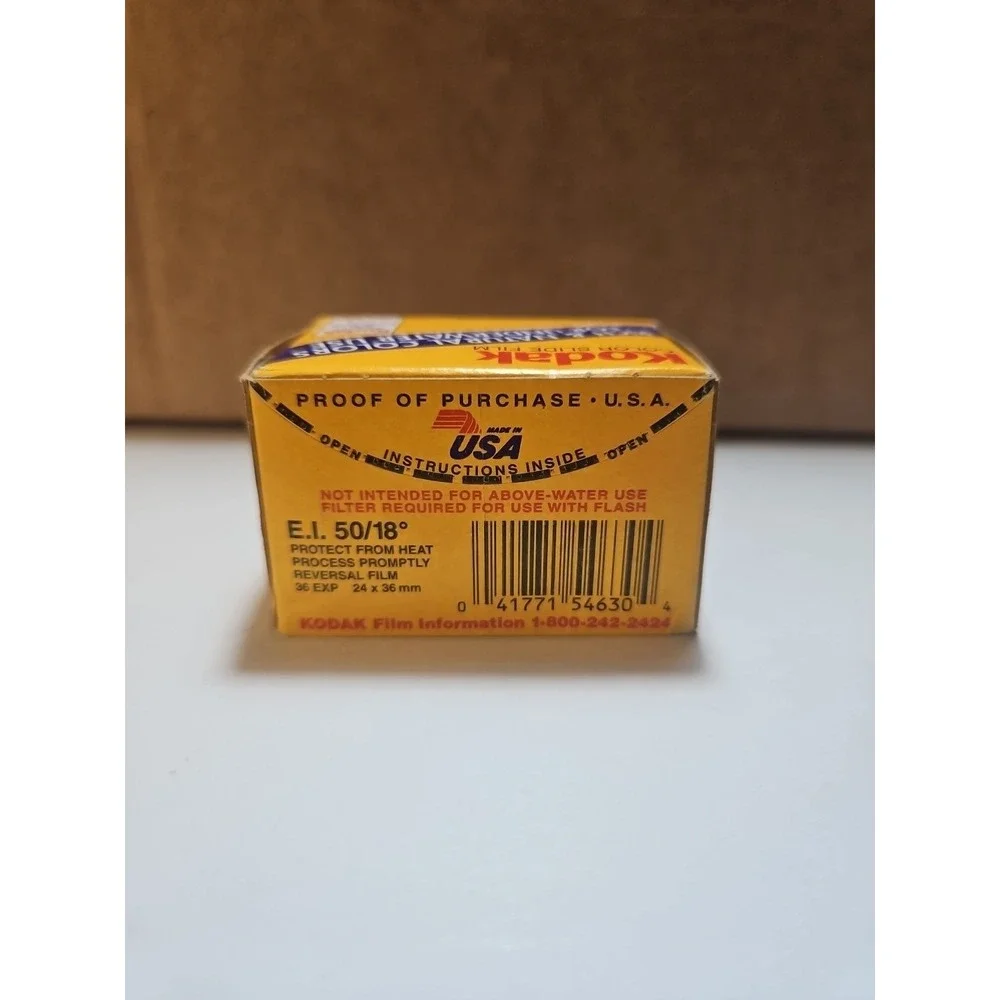 KODAK EKTACHROME UNDERWATER UW 135-36mm FILM EXP 02/1995 Color Slides‎ EI50 New